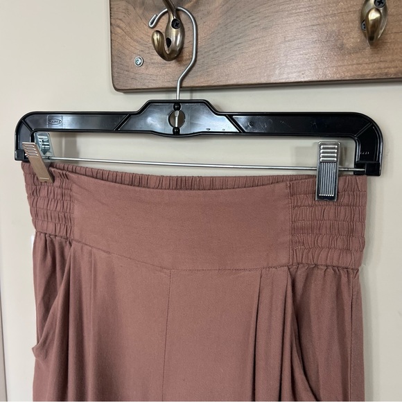 Aritzia Azure Skies Los Feliz Wide Leg Culotte Pants Joggers Clay XS - Picture 6 of 11